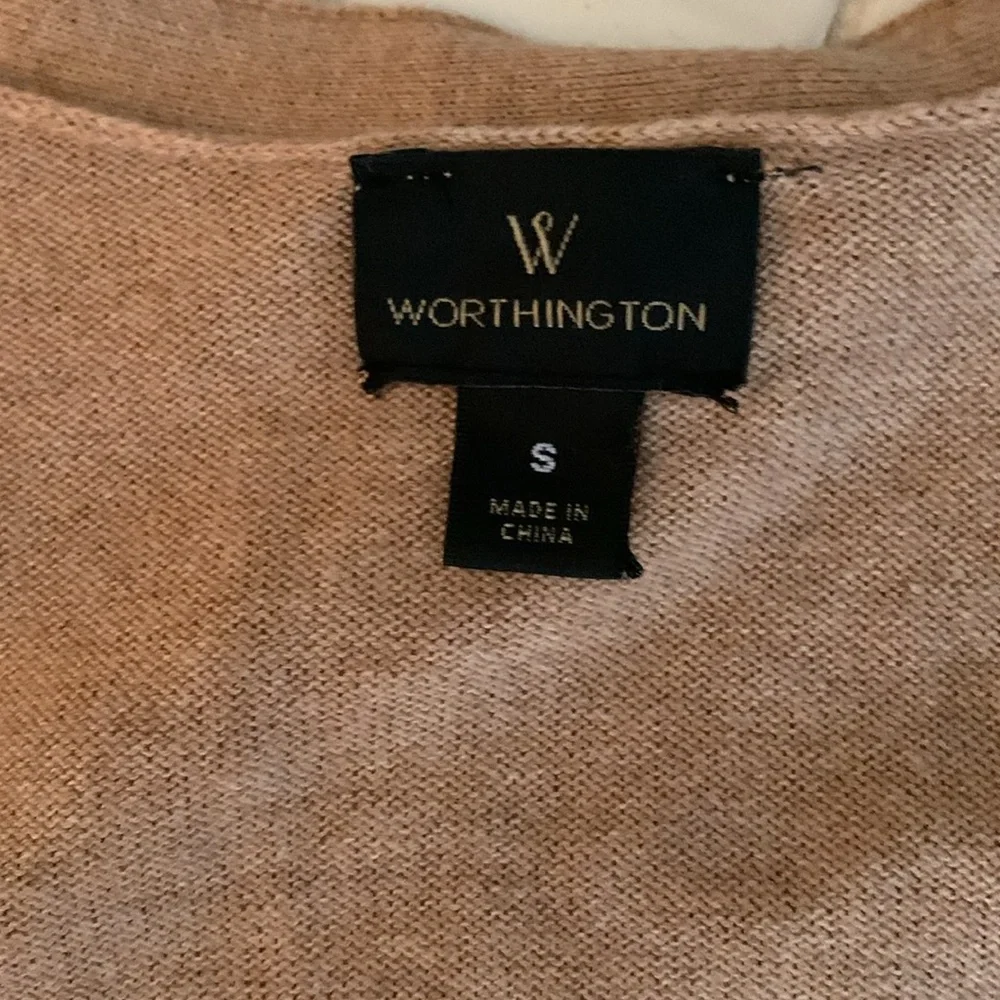 Worthington cotton rayon and  nylon twin set.‎ Worn a few times.